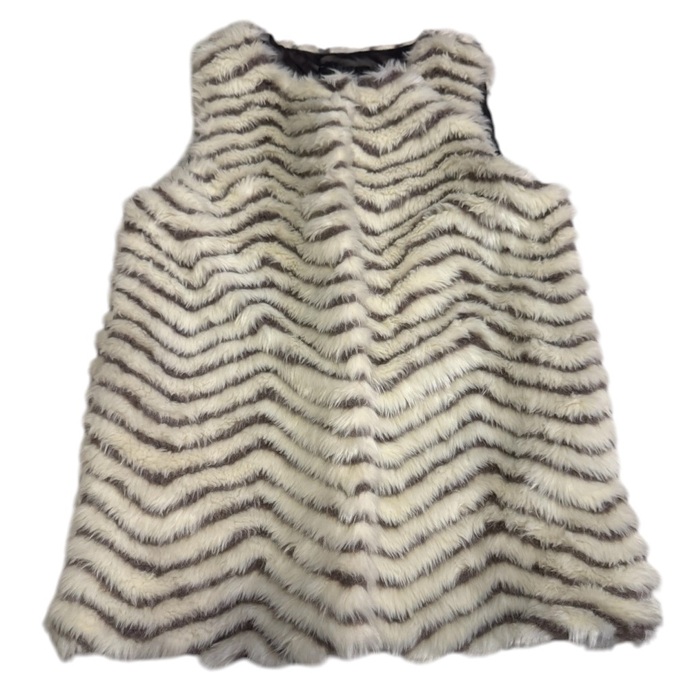 New Sanctuary Faux Fur Winter Vest Ladies Medium